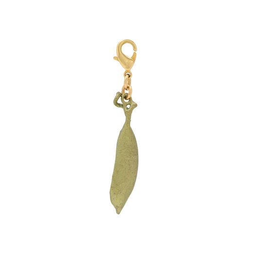 Pea pod charm by Michael Michaud